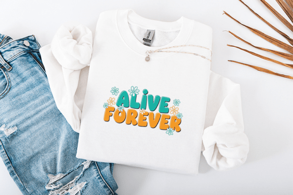 Alive Forever – Retro Christian Easter T-Shirt Designs