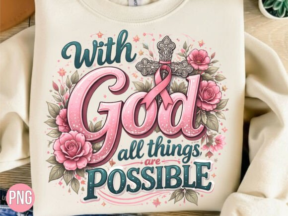 All Christian Possible Floral God PNG T-Shirt Designs