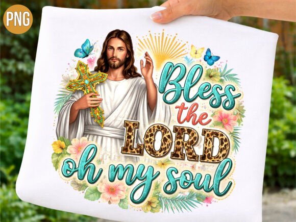 Bless the Lord Oh My Soul Jesus PNG