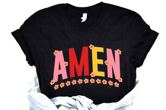 Camo Amen SVG, Christian Faith SVG T-Shirt Designs