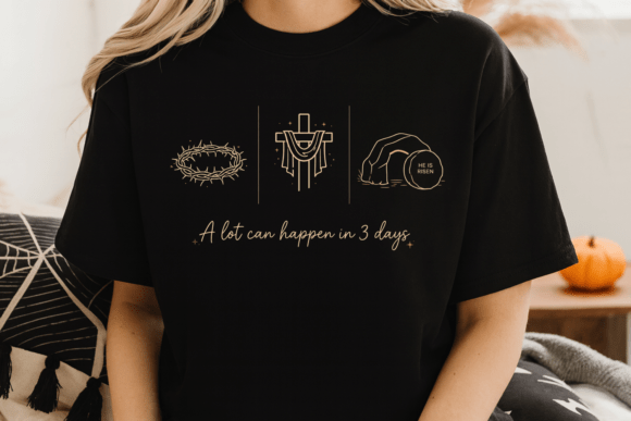 Christian Easter Faith PNG for T-Shirt Designs