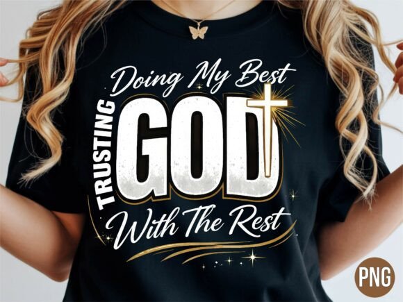 Christian Trusting God with the Rest PNG