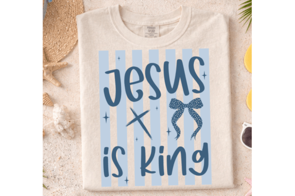 Jesus is King SVG: Christian T-Shirt Designs