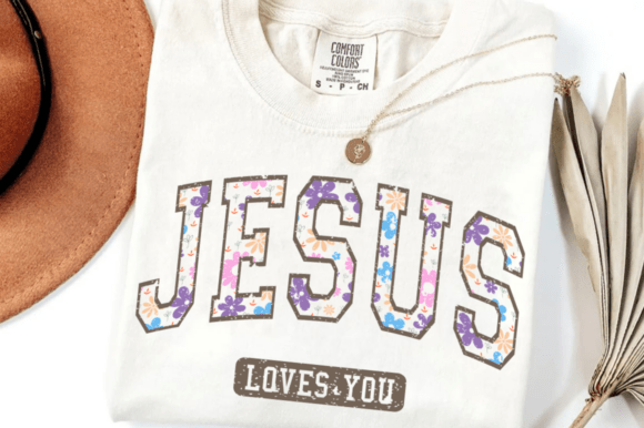Jesus Loves You SVG, Christian PNG — T-Shirt Designs