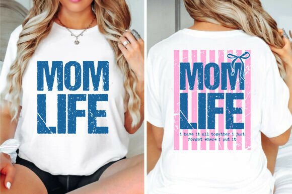 Mom Life PNG: Retro Christian Mom Shirt T-Shirt Designs